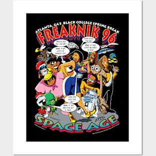 Freaknik 1996 Space Age Posters and Art